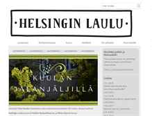 Tablet Screenshot of helsinginlaulu.fi
